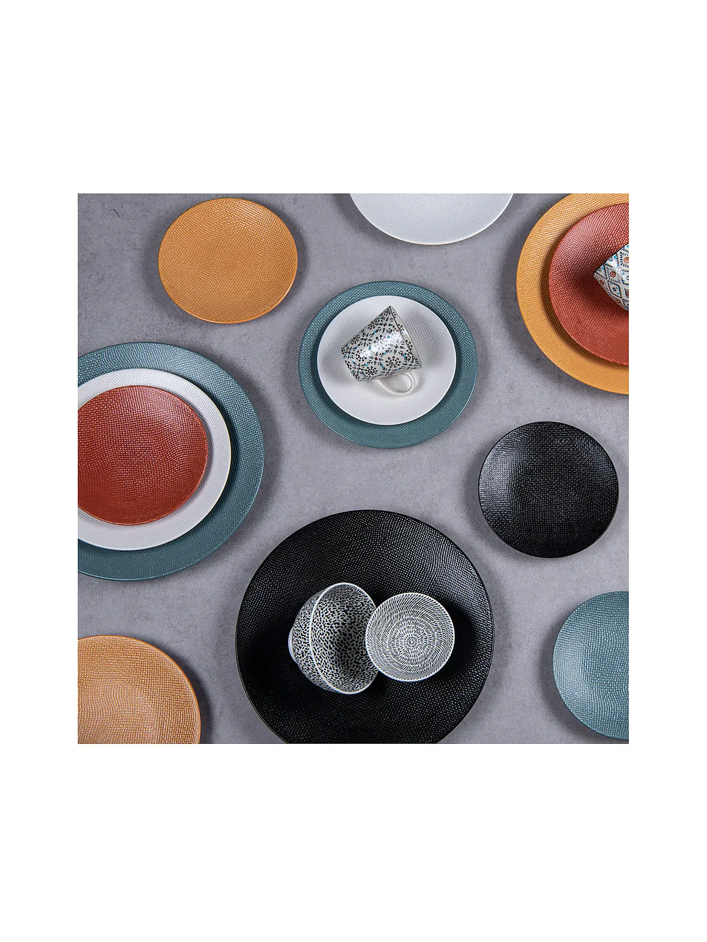 TABLE PASSION | Brotteller 16cm VESUVIO Safran | 
